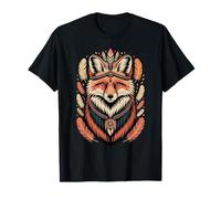 Tocado tribal de zorro, flechas bohemias, plumas, espíritu del bosque Camiseta