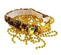 Tocado único de reina egipcia que mostrará tu aspecto con un toque de elegante suministros de fiesta de disfraces egipcios