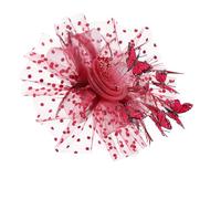 Tocado único para el pelo de novia con diadema, adorno de mariposa y perlas de imitación para decoración de boda