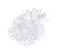 Tocado único para el pelo de novia con diadema, adorno de mariposa y perlas de imitación para decoración de boda