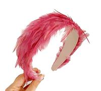 Tocado vintage con plumas exquisitas para fiesta de té, boda, disfraz, diadema para el pelo para funeral/boda, diademas para mujer