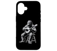 Tocador de Banjo Bigfoot Sasquatch Yeti Bluegrass Carcasa para iPhone 16