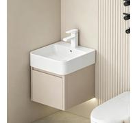 Tocador de Baño de Aluminio Panal Moderno Montado en Pared, Gabinete Mini Compacto y Estrecho para Espacios Reducidos