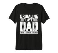 Tocador de batería Dad The Idol Marching Band Tocador de batería Camiseta Premium