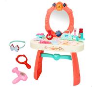 COLORBABY Tocador con luz y sonido, Princesas, Incluye accesorios, Belleza infantil, Juego maquillaje, Mesa para maquillarse niñas, Juguete para niña 3 años (47378)