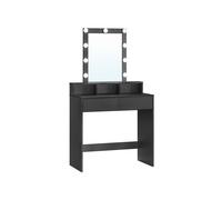 Tocador Luces LED con Brillo Ajustable Mesa de Maquillaje con Espejo Moderno