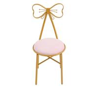 Tocador silla de comedor, silla de maquillaje, silla de cocina, silla de salón, silla de salón, sillas de comedor con forma de mariposa, para comedor y cocina, soporta hasta 100 kg, altura total del