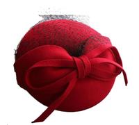 Tocados De boda Invitada Elegante tocado tipo boina, sombrero de copa, novia for boda, banquete, fiesta for mujer, fedora, gorro pillbox fieltro(Color 7)