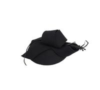 Tocados De Boda Tocado elegante for dama, estilo pastillero irregular, sombrero cloche, boina de fieltro for mujer, for fiestas formales(Black)