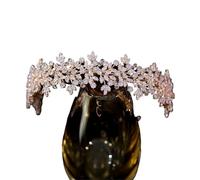 Tocados de novia Accesorios for el cabello Joyería,Coronas for mujeres boda,Tiara,Dama honor(Rose gold)
