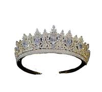 Tocados for Mujer,Joyería for el Cabello Corona Tiaras for Mujer Tiaras de Lujo Diadema de Cristal Vintage Fiesta de Desfile Corona de Amor for Mujer Accesorios for el Cabello de Boda Nupcial Joyería(