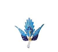 Tocados for Mujer,Joyería for el Cabello Corona Tiaras for Mujer Tocado Estilo Antiguo Accesorios for el Cabello Chinos Pasador for el Cabello Tradicional Nupcial Perlas Borla Corona de Boda(2)
