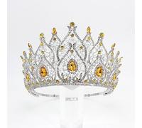 Tocados for mujer, joyería for el cabello Tiaras de corona for mujer Miss Universo Tiaras nupciales en forma de corazón Reina real Coronas grandes for mujer Accesorios for el cabello de boda Diadema d