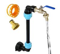 TocaFeank Adaptador Para Tanque De Almacenamiento,Conector De Grifo Para Bidón Con Roscado De 19 Mm | Accesorio Antifugas para Cubo Conector de Manguera Jardín Riego Camping Exterior
