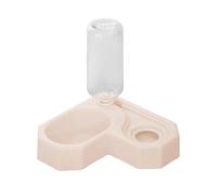 TocaFeank Alimentador de Agua para Gatos,Alimentador de Agua,Dispensador de Agua para Perros en ángulo Recto Love de 500 ml | Estación de alimentación para Gatos antivuelco, dispensador de Agua para