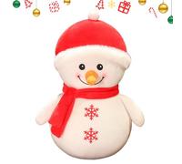 TocaFeank Animal De Peluche para La Navidad,Figura Decorativa de Invierno y Fiestas | Muñeco De Peluche Navideño De Muñeco De Nieve Y - para Sofá, Cama, Repisa, Estante, Niños, Niñas, Adolescentes,