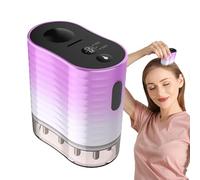 TocaFeank Aplicador de aceite para masaje capilar, Aplicador eléctrico de aceite para cabello | Aplicador de aceite para el cabello 2 en 1 con masaje de vibración atomizadora | Masajeador fortalecedor