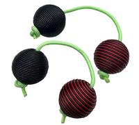 TocaFeank Bolas de coctelera africanas, Cocteleras Aslatua de ritmos africanos - Percusión de mano con sonajero africano - Instrumento Kashaka, sonajero africano para fiesta, escenario, concierto