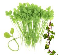 TocaFeank Bridas para Jardín - 50 Unidades Correas Ajustables Con Forma De Hoja - Bridas Autoblocantes Decorativas de Plantas - Para El Exterior Jardín Patio Traspatio Hogar Invernadero Cerca Y Diseño