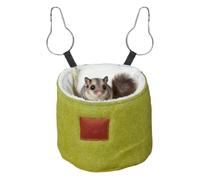 TocaFeank Cama Para Animales Pequeños | Peluche Cálido Suave Y Cómodo,Hamaca Para Hámster De Invierno Y Cama Para Ardillas - Para Hurones Erizos Conejos Chinchillas Y Loros Interior Y Hogar Clima Frío