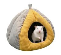 TocaFeank Cama para Erizo | Cálido Semi Cerrado De Felpa | Casa Colgable De Algodón para Hámster - para Chinchilla, Animales Pequeños, Hurón, Pájaro, Razas Pequeñas, Hogar, Dormitorio
