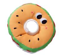 TocaFeank Collar de recuperación para Gatos, Collar isabelino para Perros | Collar isabelino con Forma de Hamburguesa Collar de Cono para Perro - Deja de el Collar isabelino Cono, Collar cómodo