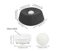 TocaFeank Cuenco de Lamer para Perros - Plato Dispensador de Suplementos Antiderramable,Lento Antideslizante para Líquidos para Perros - para Líquidos Aburrimiento Estimulación Mental Cachorro Y