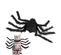 TocaFeank Disfraz De Araña para Gatos,Disfraz De Araña Gato - Trajes creativos para Gatitos - Disfraz de Disfraz, Ropa Divertida para Perros de Terror para Gatos y Perros, decoración de Festivales