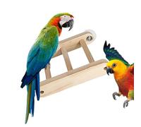 TocaFeank Escalera para pájaros para Jaula,Escalera para Jaula para pájaros | Escalera de Escalada de Jaula de Madera | Escalera Multiusos para pájaros, Percha Divertida para periquitos, periquitos y