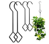 TocaFeank Ganchos para Plantas - Ganchos Extensores de Plantas de Acero Resistente - Herramienta Antioxidable de Almacenamiento de Flores que Ahorra Espacio para Jardín Armario Ropa Lámparas
