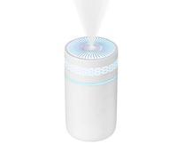 TocaFeank Humidificador Pequeño - Humidificador De Sobremesa Con Luz | Máquina de Doble Velocidad, Conector 250ml de Nebulización Para Estudio, Yoga, Viajes, Sala de Estar y Hotel