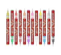 TocaFeank Juego de Rotuladores de Esmalte de Uñas - Manicura de Secado Rápido 12 Colores | Pluma Marcadora de Esmalte para Mujeres | Para Profesionales, Aficionados, Mujeres, Novia, Salón en Casa,