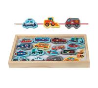 TocaFeank Juguetes de Madera para Juegos de - Juego de 2 en 1 para niños - Juguetes de de Madera para Juguetes Pascua para niñas y niños