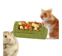 TocaFeank Juguetes Masticables para Conejos - Cuenco De Comida para Animales Pequeños,Juguetes Naturales para Chinchillas - para Molar Dientes De Hámster Y Chinchilla, Juego En Jaula, Enriquecimiento