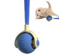 TocaFeank Juguetes para Gatos | Suministros Interactivos para Mascotas con Movimiento Automático - Pelota Rodante para Mascotas con Cola - para Gatitos Casa Viaje Interior Exterior Jardin