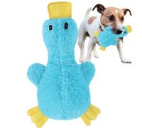 TocaFeank Juguetes para Perros para Morder,Pato Crujiente Diversión Mascotas Aburridas,Juguete de Peluche con Chirrido para Perros | para Interior Salón Balcón Jardín Exterior Cámping