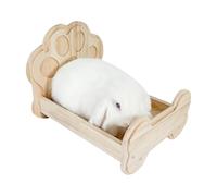 TocaFeank Linda cama para conejitos, cama para hámster para jaula | Cama plegable para conejitos fuera del suelo - Camas para dormir portátiles para chinchillas, linda cama para animales pequeños para