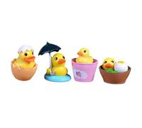 TocaFeank Patitos Pequeños | Miniatura de Favores de Fiesta y Decoraciones para el Hogar,Figurillas Miniaturas De Patos Para Escritorio,para Fiestas Jardín Patio Trasero Porche Hogar Mesa Balcón Patio