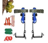 TocaFeank Picos para trepar árboles, Kit de Equipo para trepar Postes,Picos de Escalada Profesionales Ajustables - Equipo de Escalada con Correas de Seguridad para jardinería doméstica y Actividades
