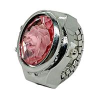 TocaFeank Reloj del Anillo de Dedo, Anillos del Reloj para el Dedo de Las Mujeres - Novedad Relojes Bling | Reloj de Dedo Vintage Creativo, Relojes de Dedo de joyería Ajustables para Dedo de Mujer