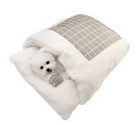 TocaFeank Sacos De Dormir para Gatos | Bolsa Cálida Lavable,Cama Semi-Cerrada para Gatos - para Gatitos, para Uso en Interiores, para el Hogar, para el Invierno, para Calentamiento, para Clima