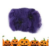 TocaFeank Telaraña Decorativa,Tela de araña de Halloween | Telaraña Decorativa aterradora | Decoraciones góticas para el hogar, Suministros multifuncionales para Festivales para casa encantada, Bar