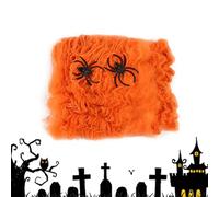 TocaFeank Telaraña Decorativa,Tela de araña de Halloween | Telarañas Decorativas realistas de Halloween | Decoraciones para el hogar de Vacaciones, Suministros multifuncionales para Festivales para