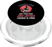 Tócame y tu Primera lección de Jiu Jitsu es Arte marcial Gratuito PopSockets PopGrip para MagSafe