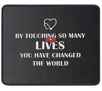 Tocando Tantas Vidas Enfermera Mouse Pad Lavable Mousepad Duradero Alfombrilla De Ratón para Gaming Hogar Oficina 25X30Cm