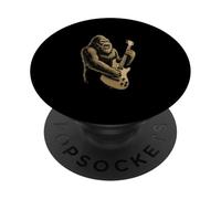 Tocar Guitarra Rock Música Sasquatch PopSockets PopGrip Adhesivo