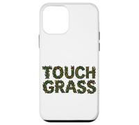 Tocar Hierba Divertido Irónico Naturaleza Texto Floral Meme Carcasa para iPhone 12 Mini