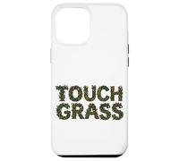 Tocar Hierba Divertido Irónico Naturaleza Texto Floral Meme Carcasa para iPhone 12 Pro MAX