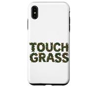 Tocar Hierba Divertido Irónico Naturaleza Texto Floral Meme Carcasa para iPhone XS MAX
