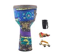 Tocar Un Instrumento Yembé 8/10 Pulgadas Duradero Portátil, para Niños Tambor Djembe Adolescentes Djembe Drum Concierto Tambor Africano(Large 8inch gifts)